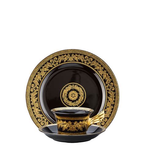 versace gold baroque tea cup & saucer 25 years|Versace coffee cup sets.